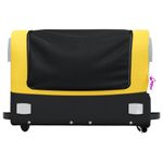 Sport si Outdoor - Ciclism - Accesorii pentru biciclete - Remorci biciclete - Remorca pentru biciclete, negru și galben, 45 kg, fier, mărime 126x63x50 cm - Infinity.ro