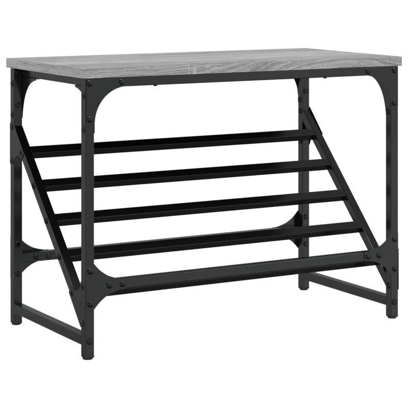Casa si Gradina - Mobilier - Organizare si depozitare - Organizator incaltaminte - Pantofar, gri sonoma, 60x30x45 cm, lemn prelucrat - Infinity.ro