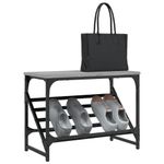 Casa si Gradina - Mobilier - Organizare si depozitare - Organizator incaltaminte - Pantofar, gri sonoma, 60x30x45 cm, lemn prelucrat - Infinity.ro