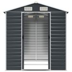 Casa si Gradina - Gradina si terasa - Casute de gradina - Sopron de gradina, antracit, 191x215x198 cm, otel galvanizat - Infinity.ro