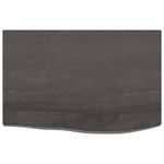 Casa si Gradina - Mobilier - Mobilier baie - Blaturi baie - Blat de baie, maro inchis, 60x40x(2-4) cm, lemn masiv tratat - Infinity.ro