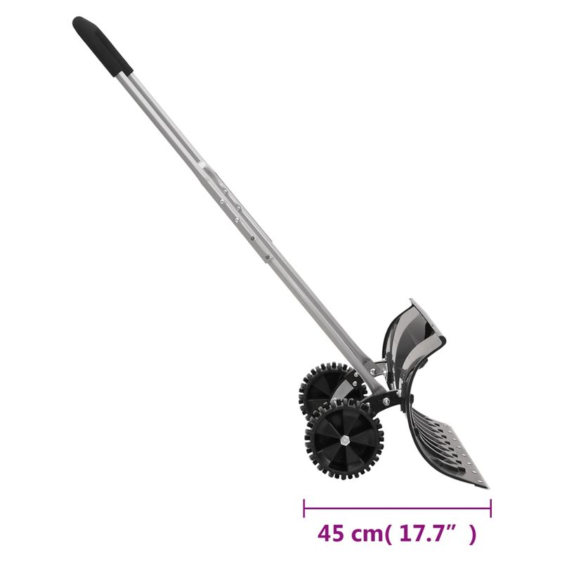 Casa si Gradina - Gradinarit si plante - Utilaje gradina - Freze zapada si articole deszapezire - Lopata de zapada cu maner extensibil negru 66 cm lama din otel - Infinity.ro