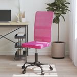 Casa si Gradina - Mobilier - Scaune si fotolii - Scaune - Scaun de birou reglabil in inaltime, roz, plasa si textil - Infinity.ro