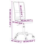 Casa si Gradina - Mobilier - Scaune si fotolii - Scaune - Scaun de birou reglabil in inaltime, roz, plasa si textil - Infinity.ro