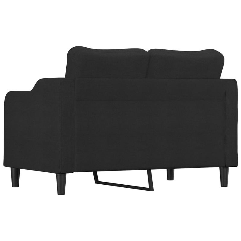 Casa si Gradina - Mobilier - Canapele si coltare - Canapele - Canapea cu 2 locuri, negru, 120 cm, material textil - Infinity.ro