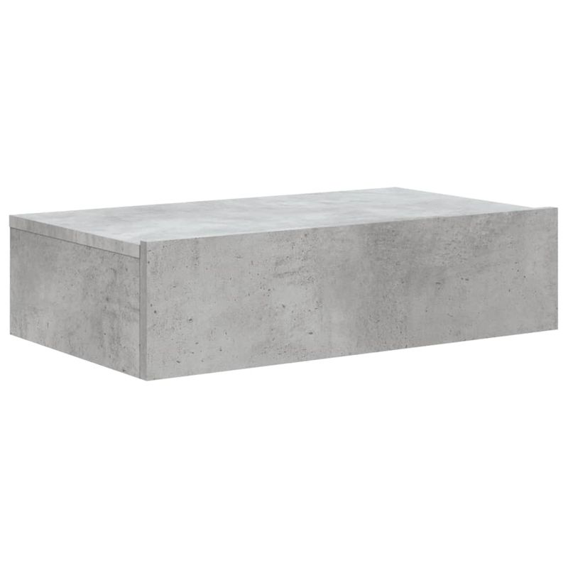 Casa si Gradina - Mobilier - Comode si corpuri - Comode - Comoda TV cu lumini LED, gri beton, 60x35x15,5 cm - Infinity.ro