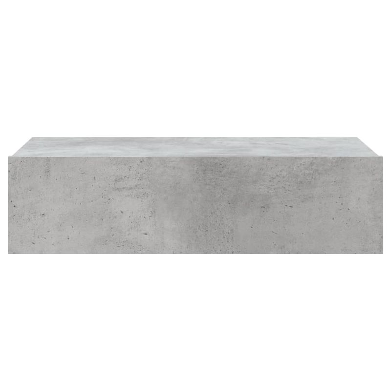 Casa si Gradina - Mobilier - Comode si corpuri - Comode - Comoda TV cu lumini LED, gri beton, 60x35x15,5 cm - Infinity.ro