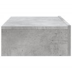 Casa si Gradina - Mobilier - Comode si corpuri - Comode - Comoda TV cu lumini LED, gri beton, 60x35x15,5 cm - Infinity.ro