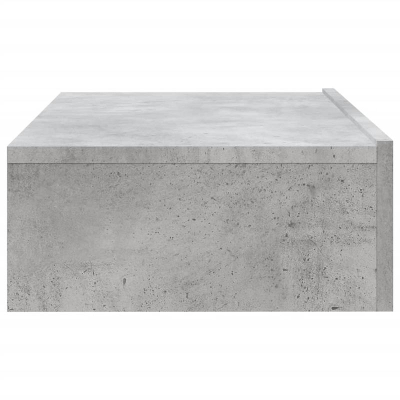 Casa si Gradina - Mobilier - Comode si corpuri - Comode - Comoda TV cu lumini LED, gri beton, 60x35x15,5 cm - Infinity.ro