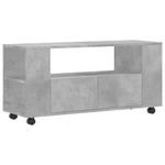 Casa si Gradina - Mobilier - Comode si corpuri - Comode - Comoda TV, gri beton, 102x34,5x43 cm, lemn prelucrat - Infinity.ro
