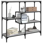 Casa si Gradina - Mobilier - Comode si corpuri - Console - Masuta consola, gri sonoma, 103x32x95 cm, lemn prelucrat - Infinity.ro