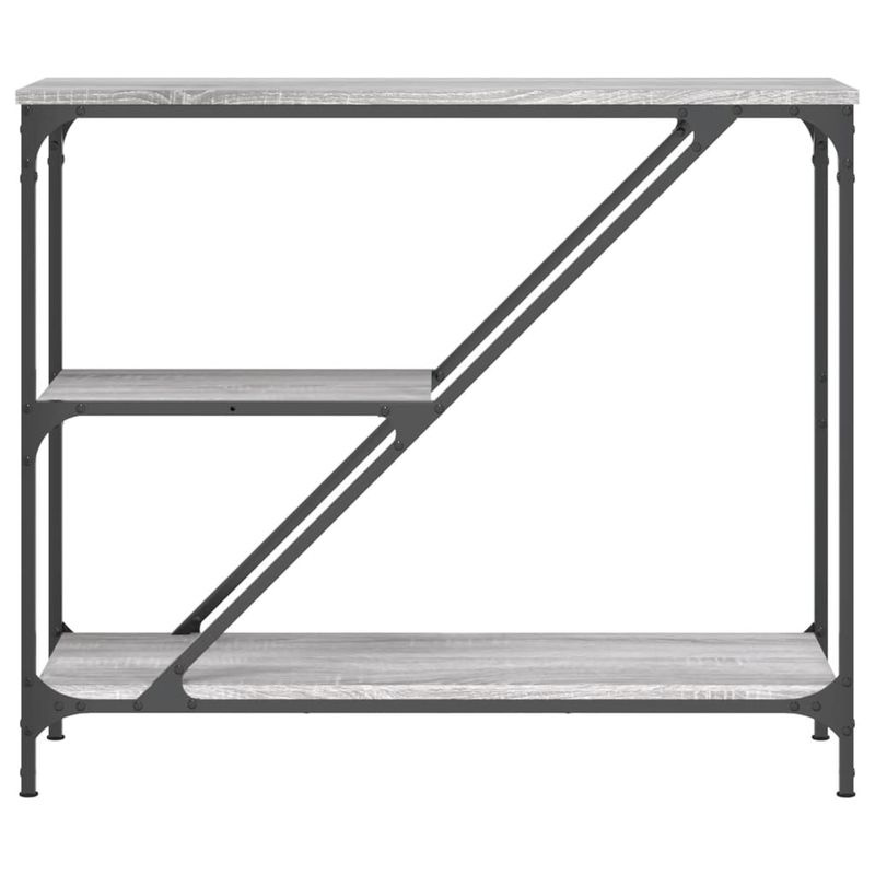Casa si Gradina - Mobilier - Comode si corpuri - Console - Masuta consola, gri sonoma, 88,5x30x75 cm, lemn prelucrat - Infinity.ro