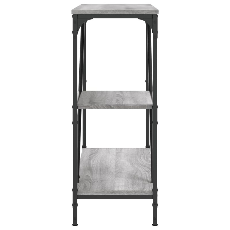 Casa si Gradina - Mobilier - Comode si corpuri - Console - Masuta consola, gri sonoma, 88,5x30x75 cm, lemn prelucrat - Infinity.ro