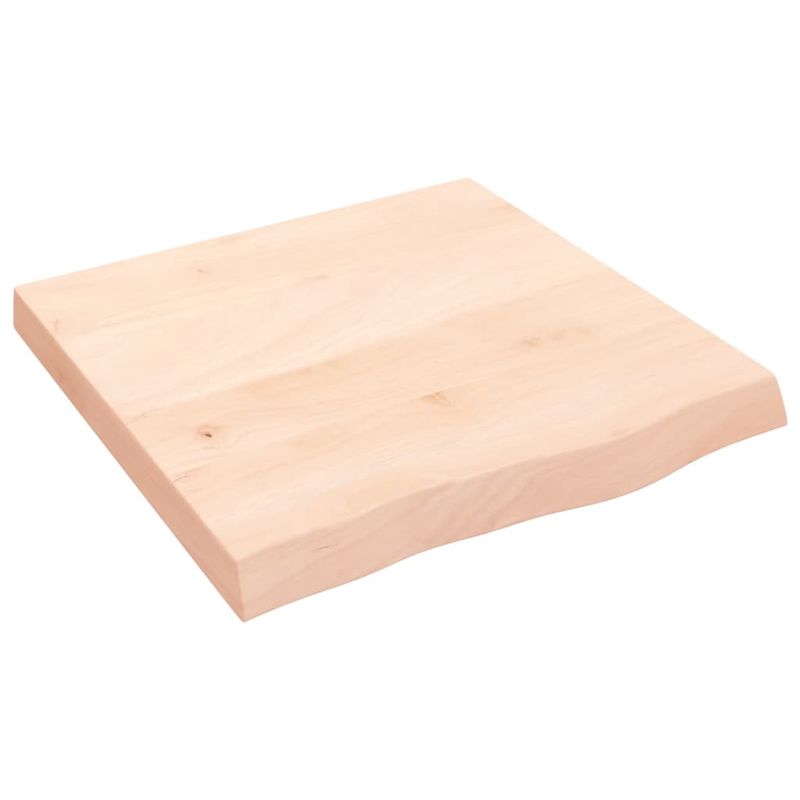 Casa si Gradina - Mobilier - Mobilier baie - Blaturi baie - Blat de baie, 60x60x(2-6) cm, lemn masiv netratat - Infinity.ro