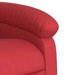 Ingrijire personala si Cosmetice - Sanatate si wellness - Articole wellness - Fotolii de masaj - Fotoliu de masaj rabatabil, rosu, piele ecologica - Infinity.ro