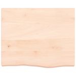 Casa si Gradina - Mobilier - Mobilier baie - Blaturi baie - Blat de baie, 60x60x(2-6) cm, lemn masiv netratat - Infinity.ro