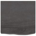 Casa si Gradina - Mobilier - Mobilier baie - Blaturi baie - Blat de baie, maro inchis, 60x60x(2-6) cm, lemn masiv tratat - Infinity.ro