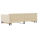 Casa si Gradina - Mobilier - Paturi si accesorii - Paturi - Pat de zi cu extensie, crem, 100x200 cm, textil - Infinity.ro