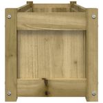 Casa si Gradina - Gradinarit si plante - Plante si ghivece - Ghivece si suporturi - Jardiniere de gradina , 2 buc., lemn de pin impregnat - Infinity.ro