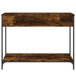 Casa si Gradina - Mobilier - Comode si corpuri - Console - Masuta consola, stejar fumuriu, 100x34,5x75 cm, lemn prelucrat - Infinity.ro
