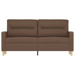 Casa si Gradina - Mobilier - Canapele si coltare - Canapele - Canapea cu 2 locuri, maro, 140 cm, material textil - Infinity.ro