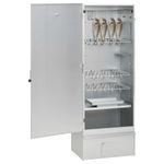 Casa si Gradina - Gradina si terasa - Gratare si accesorii - Gratare de gradina - Afumatoare cuptor/gratar, generator fum rece, otel galvanizat, mărime 44.5x29x110 cm (21x21x4.5 cm), model fără fereastră - Infinity.ro