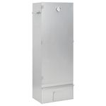 Casa si Gradina - Gradina si terasa - Gratare si accesorii - Gratare de gradina - Afumatoare cuptor/gratar, generator fum rece, otel galvanizat, mărime 44.5x29x110 cm (21x21x4.5 cm), model fără fereastră - Infinity.ro
