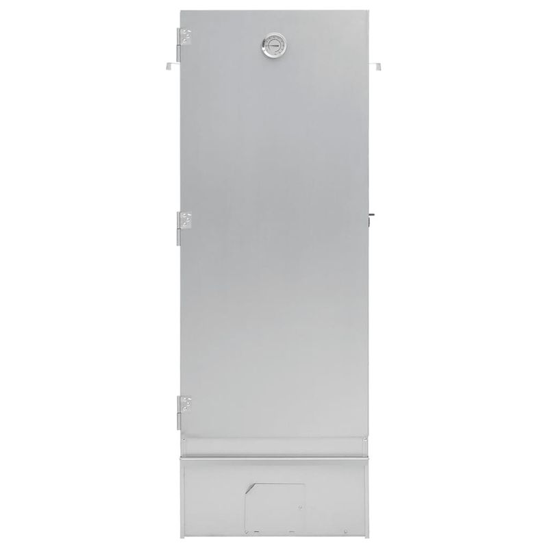 Casa si Gradina - Gradina si terasa - Gratare si accesorii - Gratare de gradina - Afumatoare cuptor/gratar, generator fum rece, otel galvanizat, mărime 44.5x29x110 cm (21x21x4.5 cm), model fără fereastră - Infinity.ro
