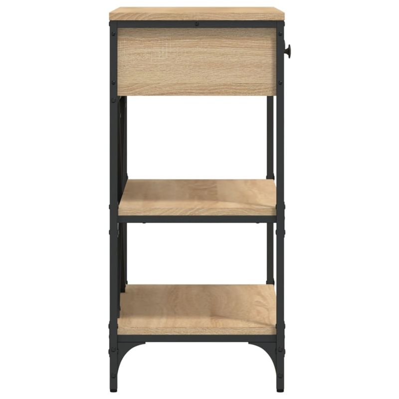 Casa si Gradina - Mobilier - Comode si corpuri - Console - Masa consola, stejar sonoma, 75x34,5x75 cm, lemn prelucrat - Infinity.ro