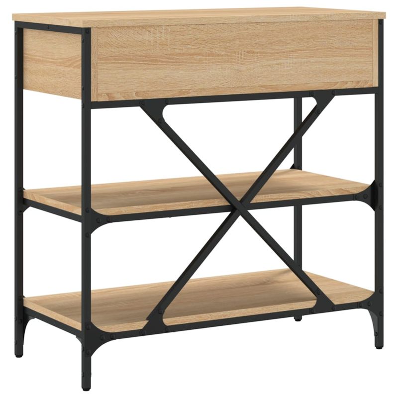 Casa si Gradina - Mobilier - Comode si corpuri - Console - Masa consola, stejar sonoma, 75x34,5x75 cm, lemn prelucrat - Infinity.ro