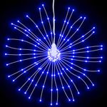 Casa si Gradina - Decoratiuni - Decoratiuni de sezon - Lumina stelara de Craciun 140 LED-uri, 8 buc., albastru, 17 cm - Infinity.ro