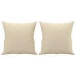 Casa si Gradina - Mobilier - Canapele si coltare - Canapele - Canapea cu 3 locuri cu pernute, crem, 180 cm, textil - Infinity.ro