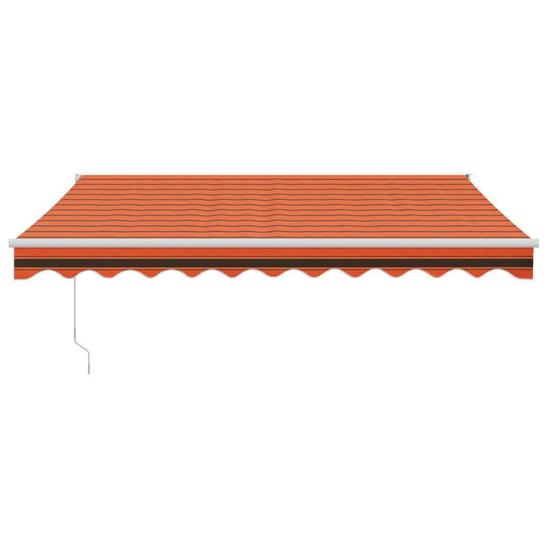 Casa si Gradina - Gradina si terasa - Umbrele si pavilioane - Pavilioane - Copertina retractabila automata, 3x2,5 m, portocaliu și maro - Infinity.ro