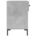 Casa si Gradina - Mobilier - Organizare si depozitare - Organizator incaltaminte - Bancheta pantofar, gri beton, 102x35x55 cm, lemn prelucrat - Infinity.ro