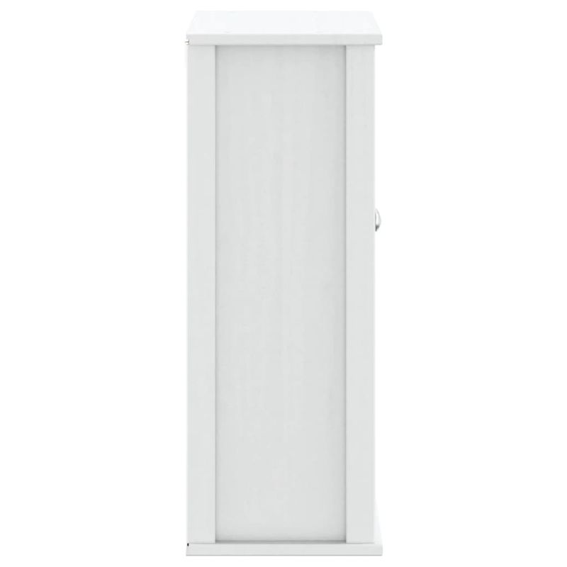 Casa si Gradina - Mobilier - Mobilier baie - Comode baie - Dulap de baie de perete "BERG" alb, 69,5x27x71,5 cm, lemn masiv - Infinity.ro