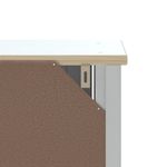 Casa si Gradina - Mobilier - Mobilier baie - Comode baie - Dulap de baie de perete "BERG" alb, 69,5x27x71,5 cm, lemn masiv - Infinity.ro