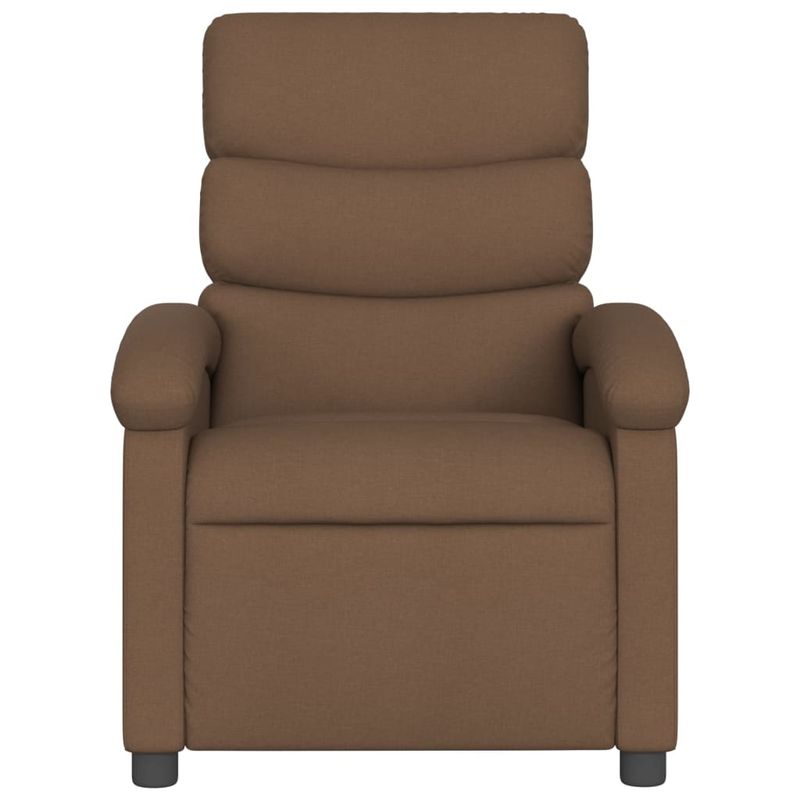 Ingrijire personala si Cosmetice - Sanatate si wellness - Articole wellness - Fotolii de masaj - Fotoliu electric de masaj rabatabil, maro, textil - Infinity.ro