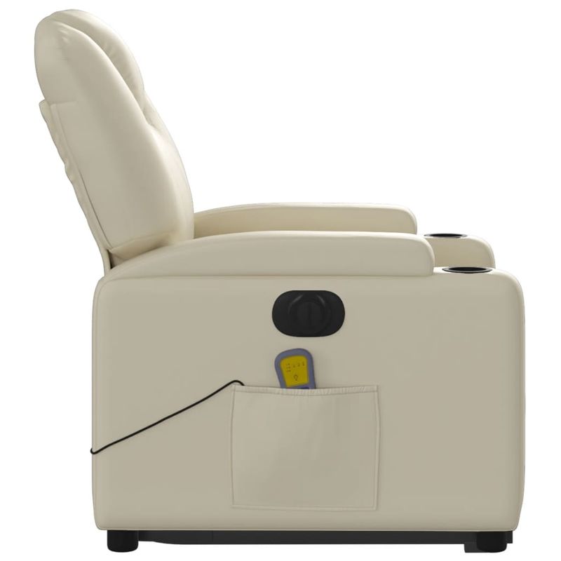 Ingrijire personala si Cosmetice - Sanatate si wellness - Articole wellness - Fotolii de masaj - Fotoliu electric masaj rabatabil cu ridicare, crem - Infinity.ro