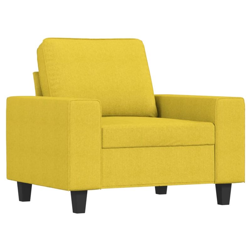 Casa si Gradina - Mobilier - Seturi de mobilier - Seturi living - Set de canapele, 4 piese, galben deschis, textil - Infinity.ro