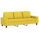 Casa si Gradina - Mobilier - Seturi de mobilier - Seturi living - Set de canapele, 4 piese, galben deschis, textil - Infinity.ro