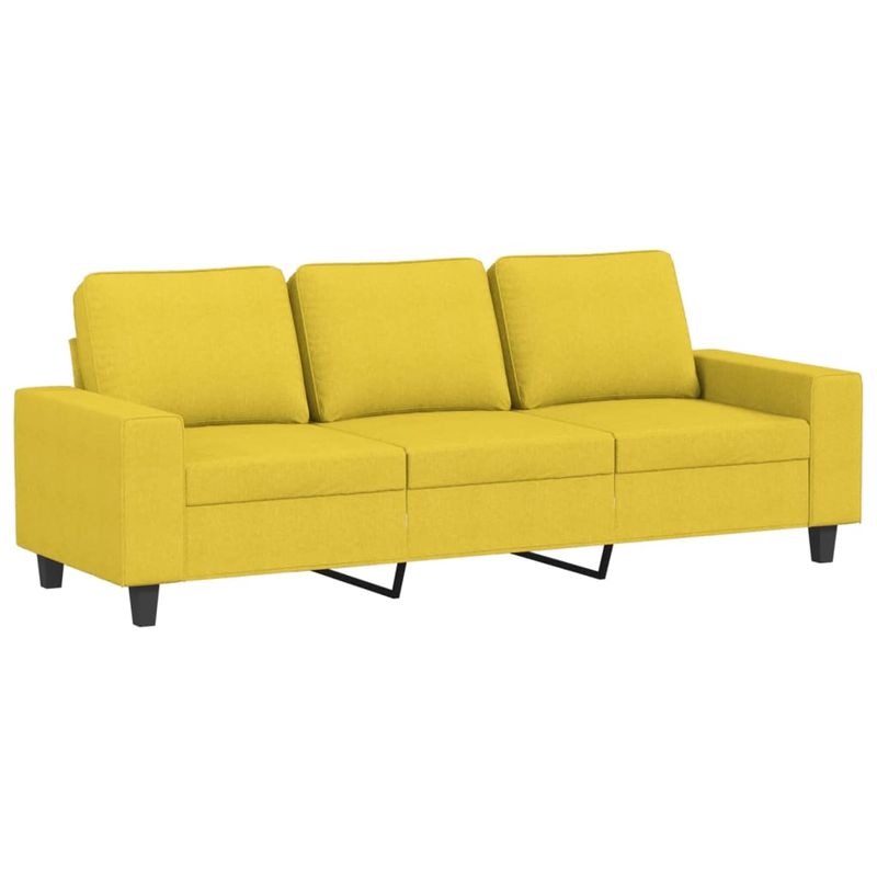 Casa si Gradina - Mobilier - Seturi de mobilier - Seturi living - Set de canapele, 4 piese, galben deschis, textil - Infinity.ro