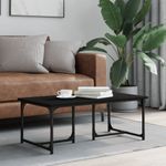 Casa si Gradina - Mobilier - Mese si birouri - Masute de cafea - Masuta de cafea, negru, 90x50x35 cm, lemn prelucrat - Infinity.ro