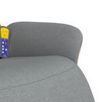 Ingrijire personala si Cosmetice - Sanatate si wellness - Articole wellness - Fotolii de masaj - Fotoliu rabatabil masaj cu suport picioare gri deschis textil - Infinity.ro