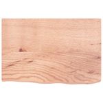Casa si Gradina - Mobilier - Feronerie si accesorii mobila - Blat de masa maro deschis 60x40x2 cm, lemn masiv stejar tratat - Infinity.ro