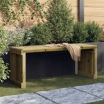 Casa si Gradina - Gradina si terasa - Mobilier exterior - Bancute de gradina - Banca de gradina extensibila, 212,5x40,5x45 cm, lemn pin tratat - Infinity.ro
