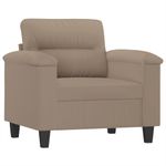 Casa si Gradina - Mobilier - Seturi de mobilier - Seturi living - Set de canapele cu perne, 3 piese, gri taupe, microfibra - Infinity.ro