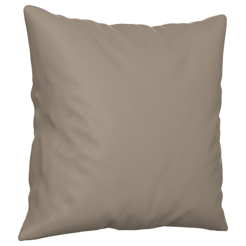 Casa si Gradina - Mobilier - Seturi de mobilier - Seturi living - Set de canapele cu perne, 3 piese, gri taupe, microfibra - Infinity.ro