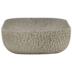 Casa si Gradina - Sanitare - Lavoar baie si accesorii - Lavoare si piedestale - Lavoar de blat gri 48x37,5x13,5 cm, ceramica, dreptunghi - Infinity.ro