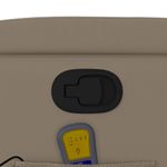 Ingrijire personala si Cosmetice - Sanatate si wellness - Articole wellness - Fotolii de masaj - Fotoliu de masaj rabatabil vertical cappuccino piele ecologica - Infinity.ro