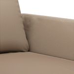 Casa si Gradina - Mobilier - Seturi de mobilier - Seturi living - Set de canapele cu perne, 3 piese, cappuccino, piele ecologica - Infinity.ro